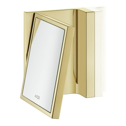 hansgrohe Rasierspiegel Axor Uni. Rectangular neigbar, Wandmont., polished gold optic