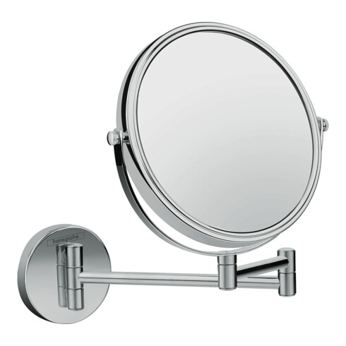 hansgrohe Rasierspiegel Logis Universal Wandmontage, chrom