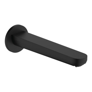 hansgrohe Rebris S Bec de baignoire, saillie 200 mm, noir mat