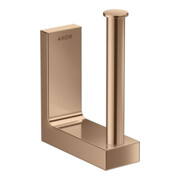 hansgrohe Reservepapierhalter Axor Uni Rectangular Wandmontage, polished red gold