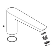 hansgrohe Robinet complet Talis E 3 trous pour baignoire chrome-1