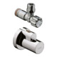 hansgrohe Robinet d'arrêt Axor avec cache, sortie G 3/8, nickel brossé-1