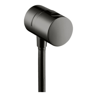 hansgrohe Robinet d'arrêt Fixfit Stop AP, chrome noir poli