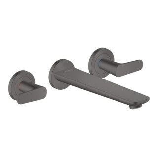 hansgrohe Robinet de baignoire Axor Citterio 3 trous, brossé bleu, encastré mural