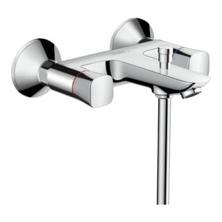 hansgrohe Robinet de baignoire Logis AP à deux poignées, 2 sorties, chrome