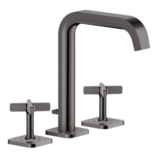 hansgrohe Robinet de lavabo 3 trous 170 Axor Citterio E A 165mm, avec tirette, chrome poli