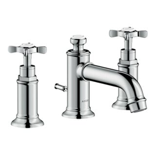 hansgrohe Robinet de lavabo 3 trous 30 Axor Montreux A 143 mm, avec croix, tirette, sans bec