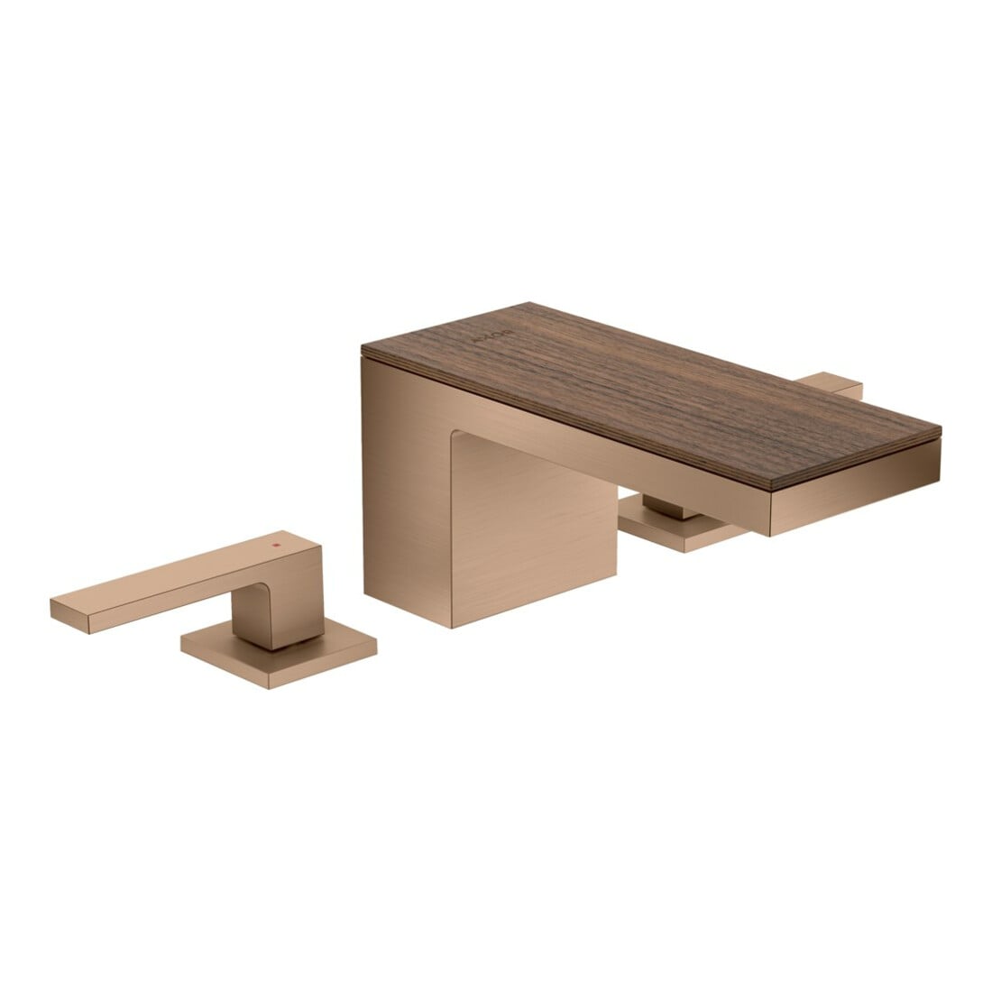 hansgrohe Robinet de lavabo 3 trous 70 Axor MyEdition A 151 mm, avec vidage, sans plaque, or brossé