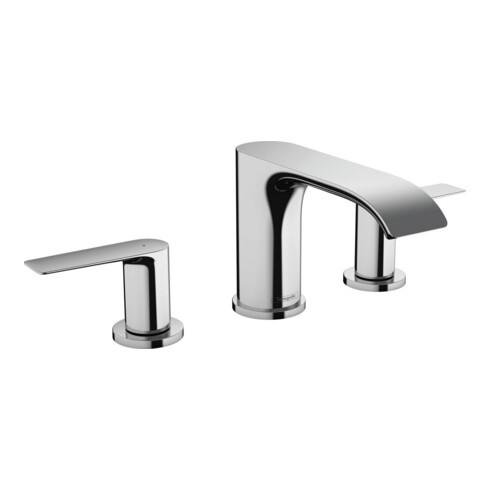 hansgrohe Robinet de lavabo 3 trous 90 Vivenis avec vidage à tirette, chrome