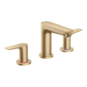 hansgrohe Robinet de lavabo 3 trous Talis E avec vidage à tirette, bronze brossé