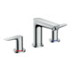 hansgrohe Robinet de lavabo 3 trous Talis E avec vidage à tirette, chrome-1