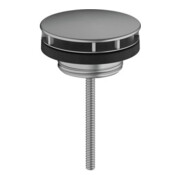 hansgrohe Robinet de lavabo sans fermeture, pour WT, chrome brossé bleu