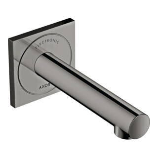 hansgrohe Robinet électronique de lavabo Axor Uno UP, bec 161 mm, chrome noir poli