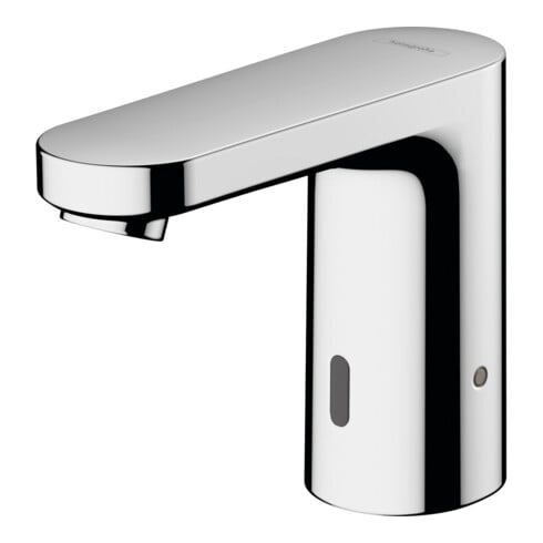 hansgrohe Robinet électronique de lavabo Vernis Blend, raccordement secteur, temp. préréglée, chrome