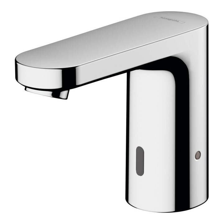 hansgrohe Robinet électronique de lavabo Vernis Blend, raccordement secteur, temp. préréglée, chrome