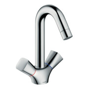 hansgrohe Robinet lavabo 2 trous Logis 150 avec vidage à tirette, chrome-1