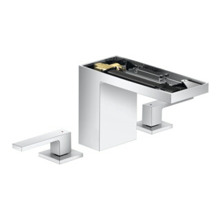 hansgrohe Robinet lavabo 3 trous 110 Axor MyEdition A 150 mm, avec vidage poussoir, sans plaque, chrome