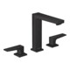 hansgrohe Robinet lavabo 3 trous 160 Metropol m HG, vidage poussoir, bec 152 mm, mat noir-1