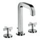 hansgrohe Robinet lavabo 3 trous 170 Axor Citterio avec A 140mm, croix, tirette, rosé, chrome-1