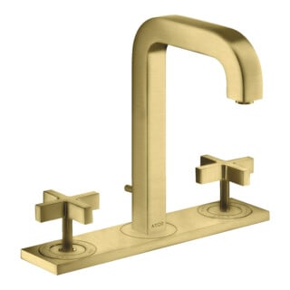hansgrohe Robinet lavabo 3 trous 170 Axor Citterio m A 140mm, m Mitigeur, tirette, chromé, b br