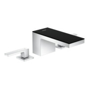 hansgrohe Robinet lavabo 3 trous 70 Axor MyEdition A 151 mm, avec vidage poussoir, chromé/lisse
