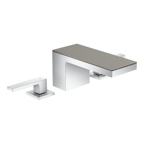 hansgrohe Robinet lavabo 3 trous 70 Axor MyEdition A 151 mm, avec vidage poussoir, sans plaque, chrome