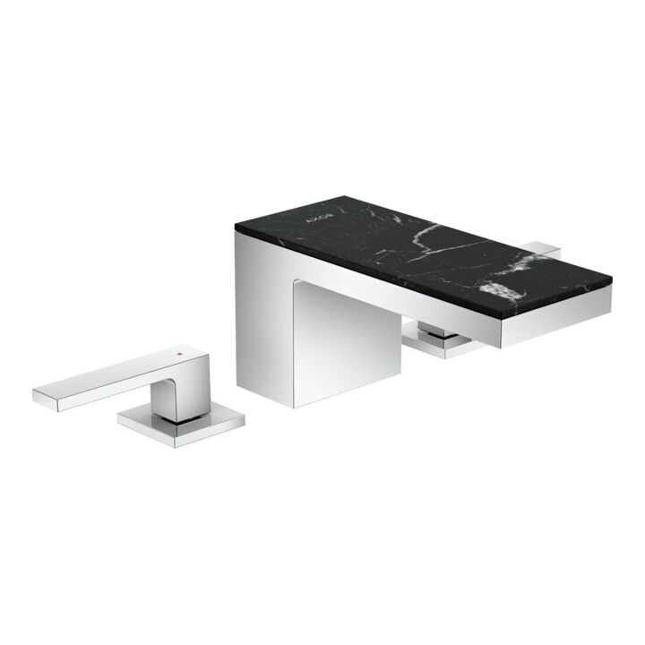 hansgrohe Robinet lavabo 3 trous 70 Axor MyEdition A 151 mm, avec vidage poussoir, sans plaque, chrome