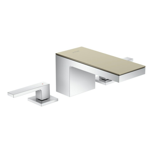 hansgrohe Robinet lavabo 3 trous 70 Axor MyEdition A 151 mm, avec vidage poussoir, sans plaque, chrome