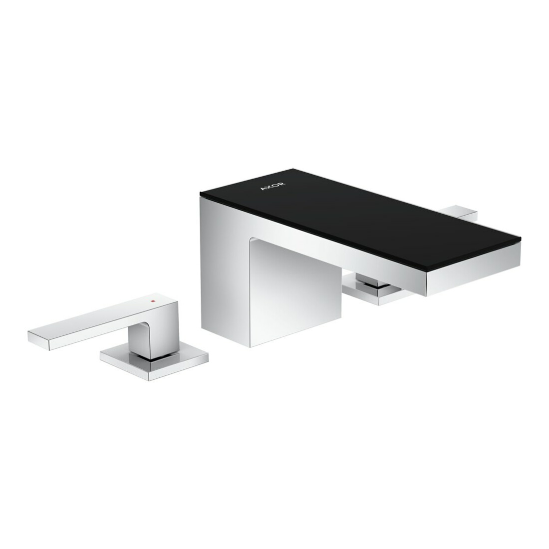 hansgrohe Robinet lavabo 3 trous 70 Axor MyEdition A 151 mm, avec vidage poussoir, sans plaque, chrome
