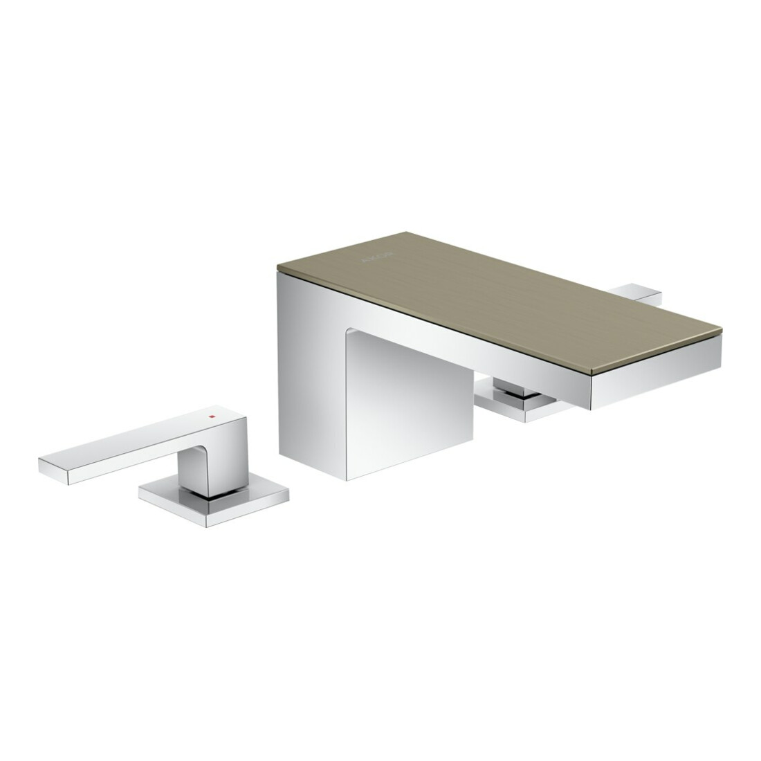 hansgrohe Robinet lavabo 3 trous 70 Axor MyEdition A 151 mm, avec vidage poussoir, sans plaque, chrome