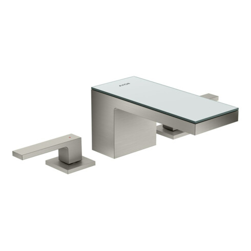 hansgrohe Robinet lavabo 3 trous 70 Axor MyEdition A 151 mm, avec vidage poussoir, sans plaque, chromé