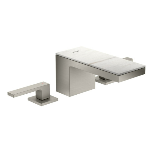 hansgrohe Robinet lavabo 3 trous 70 Axor MyEdition A 151 mm, avec vidage poussoir, sans plaque, chromé