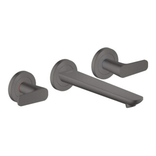 hansgrohe Robinet lavabo 3 trous Axor Citterio C c cut, b b vc, encastré mural, bec 193 mm