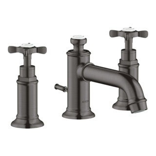 hansgrohe Robinet lavabo 3 trous Axor Montreux A 143 mm, avec croix, tirette, bleu