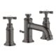 hansgrohe Robinet lavabo 3 trous Axor Montreux A 143 mm, avec croix, tirette, bleu-1