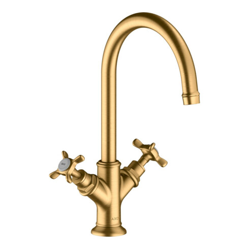 hansgrohe Robinet lavabo à deux poignées 210 Axor Montreux A 175 mm, avec vidage, brossé bronze