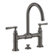 hansgrohe Robinet lavabo à deux poignées 220 Axor Montreux A 175 mm, H, tirette, bleu vc-1