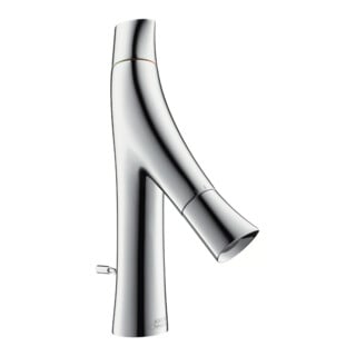 hansgrohe Robinet lavabo à deux poignées 80 Axor Starck Organic, bec 116 mm, avec vidage à tirette, chrome