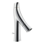 hansgrohe Robinet lavabo à deux poignées 80 Axor Starck Organic, bec 116 mm, avec vidage à tirette, chrome