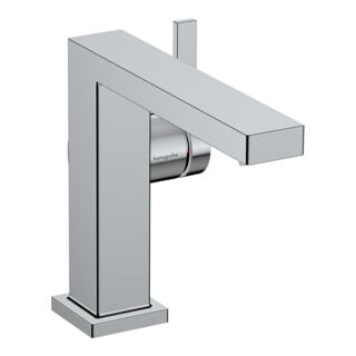 hansgrohe Robinet lavabo monocommande Tecturis E F, bec 155 mm, vidage push-open, chrome