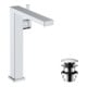 hansgrohe Robinet monocommande lavabo Tecturis E, bec 197 mm, vidage push-open, chrome-3
