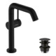hansgrohe Robinet monocommande lavabo Tecturis S m pivotant + vidage poussoir, mat noir-4