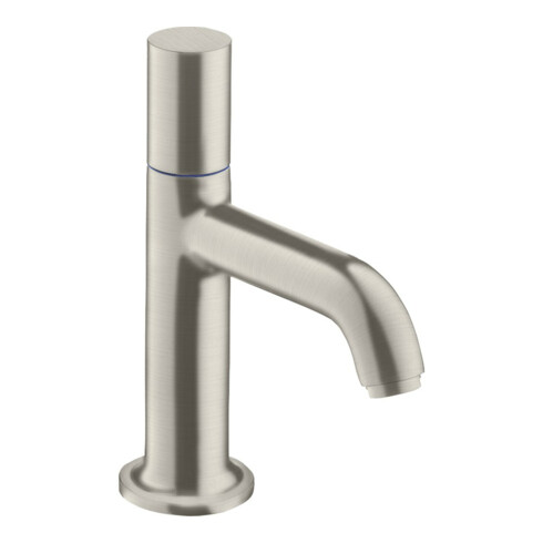 hansgrohe Robinet sur pied 70 Axor Sortie 100 mm, sans garniture, look inox