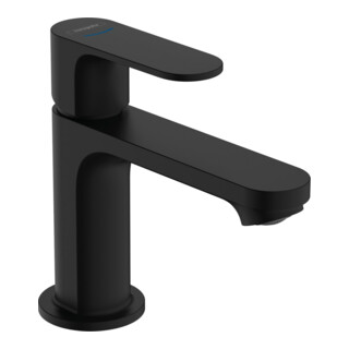 hansgrohe Robinet sur pied Rebris S 80 sans garniture, avec levier, pour eau froide, noir mat