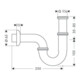 hansgrohe Röhrensiphon Standardmodell chrom-5