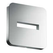 hansgrohe Rosace 130x130 mm, douce, fixation murale, nickel brossé
