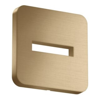 hansgrohe Rosace 130x130 mm, douce, murale, bronze brossé