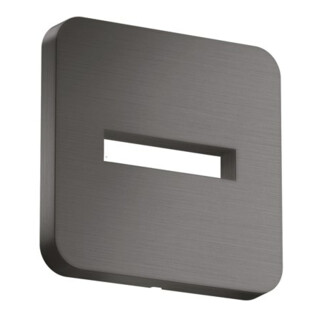 hansgrohe Rosace 130x130 mm, douce, Wd, brossée, bleue vc