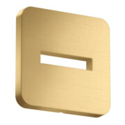 hansgrohe Rosace 130x130 mm, douce, Wd, brossée, or optique