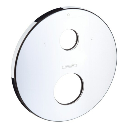 hansgrohe Rosace Axor Mitigeur thermostatique encastré avec vanne d'arrêt et de dérivation d: 170 mm chrome